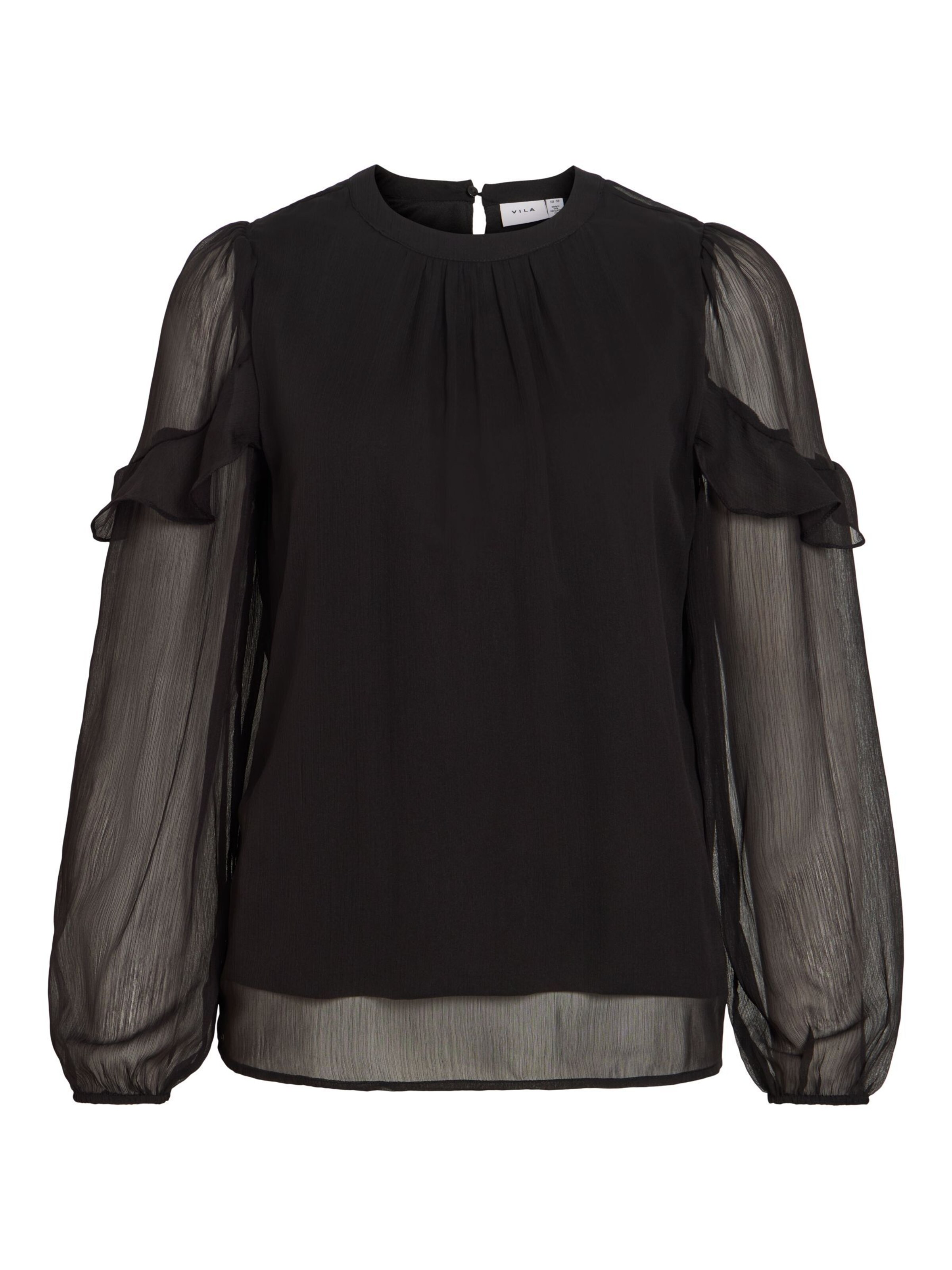 T-shirt 'ELLY' VILA en noir : devant