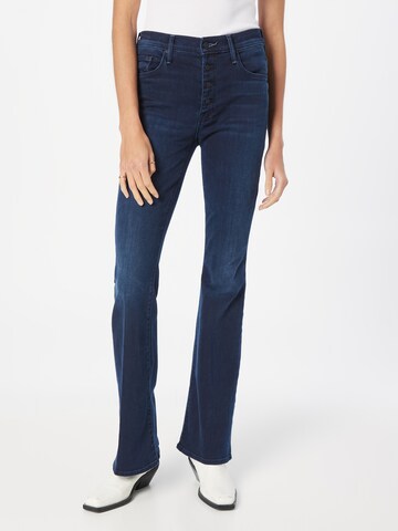 MOTHER Flared Jeans 'THE PIXIE' in Blue: front