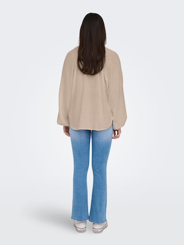ONLY Bluse 'ONLThyra' in Beige