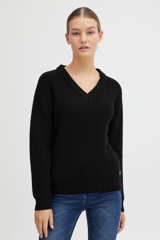 Oxmo Sweater 'Nanny' in Black: front