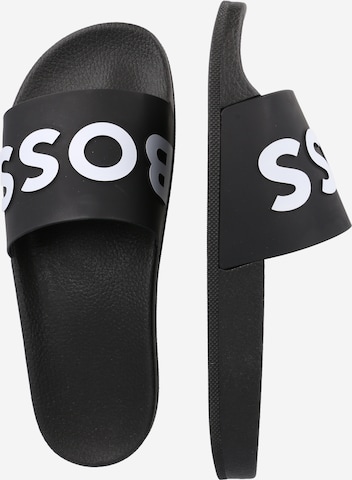 BOSS Black - Sapato aberto 'Bay It Slid' em preto