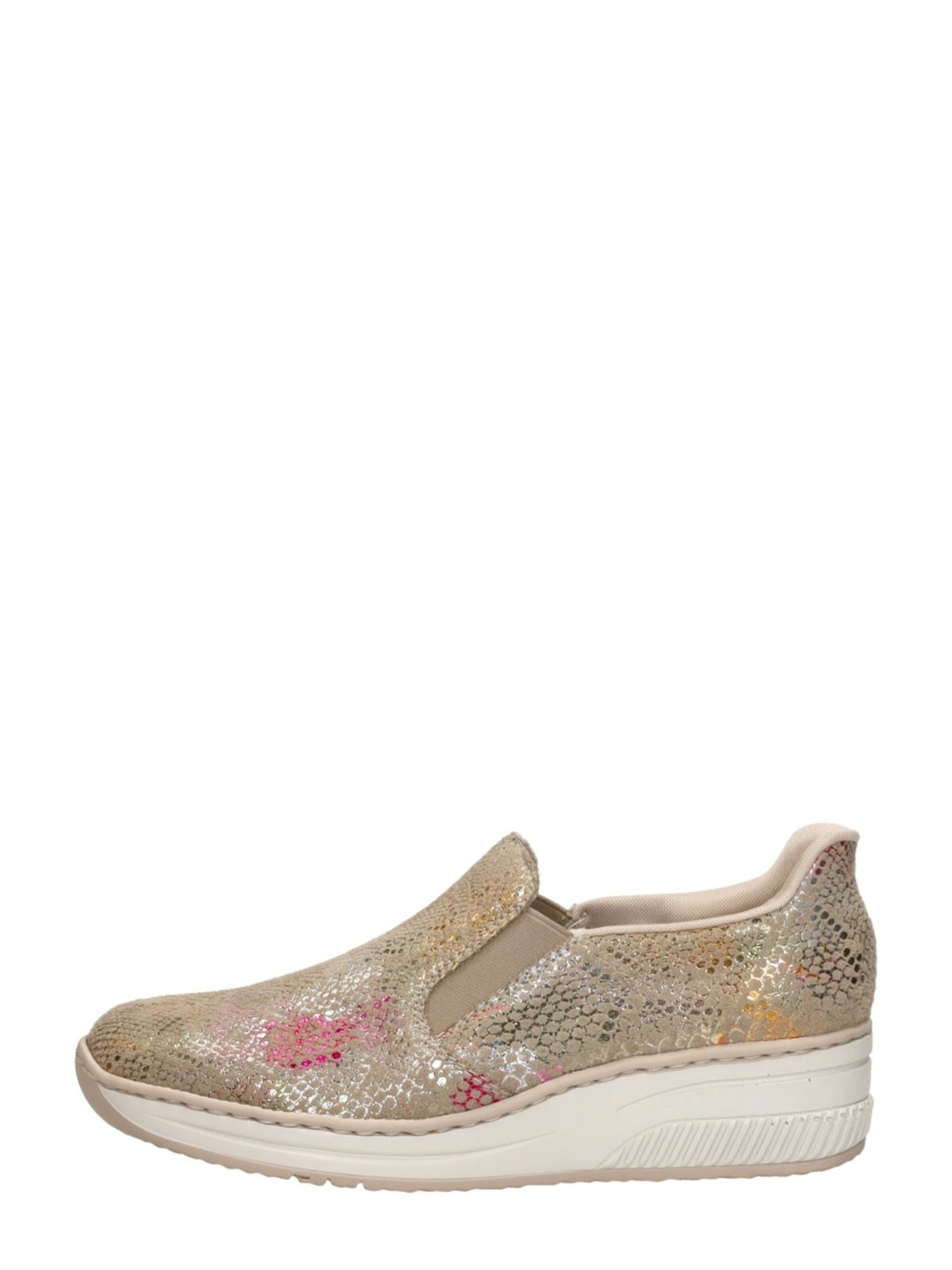 Rieker Slip-on 'Sportief' in Goud