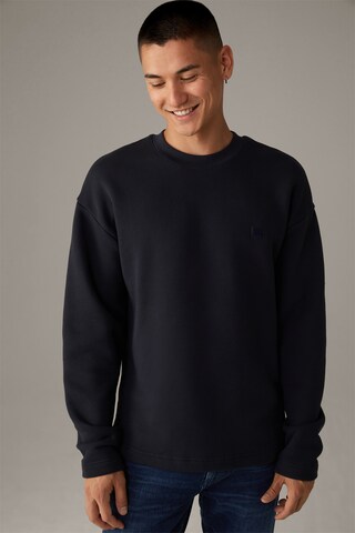 STRELLSON Sweatshirt 'Saro' in Blauw: voorkant