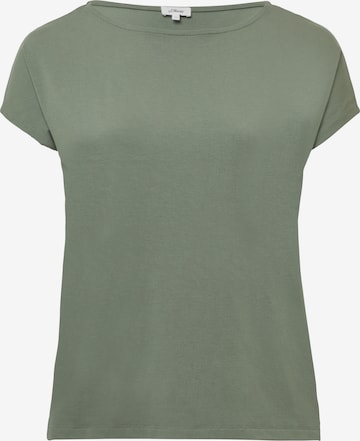 s.Oliver Shirt in Grün: Vorderseite