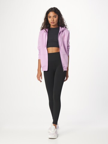 SKECHERS Sportsweatjacke in Lila