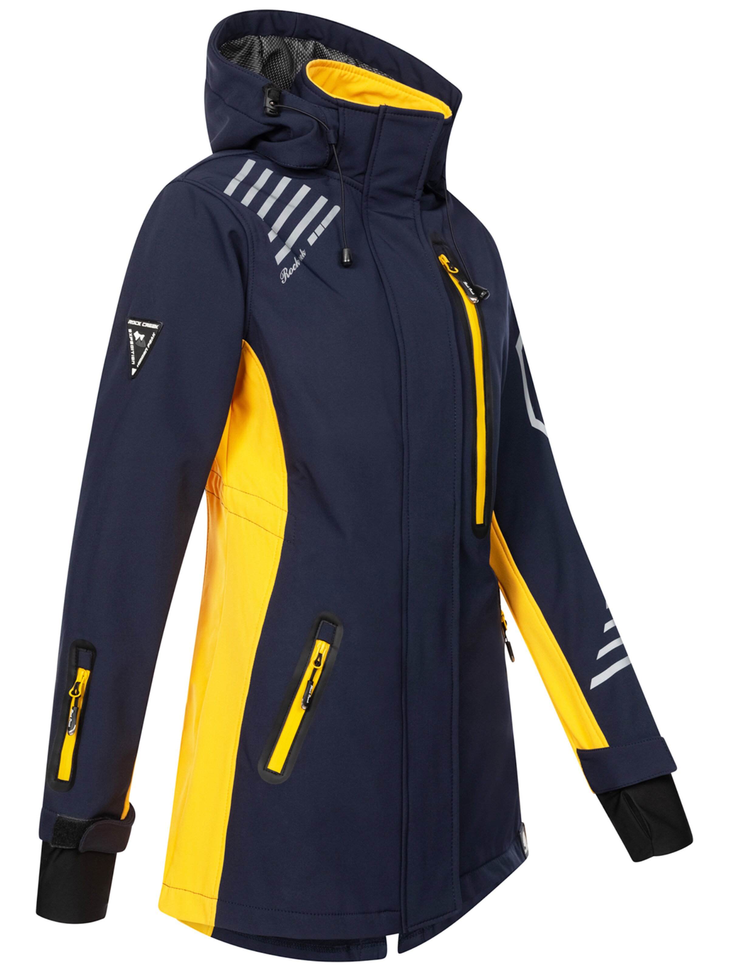 Rock Creek Outdoorjacke in Blau