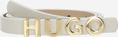 HUGO Gürtel 'Zula' in gold / weiß, Produktansicht