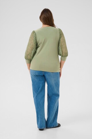 KAFFE CURVE Blouse 'KCbella' in Green