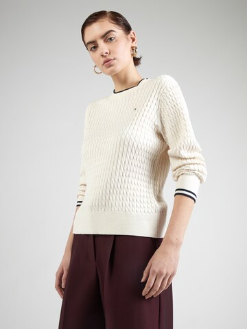 TOMMY HILFIGER - Jersey en beige: frente