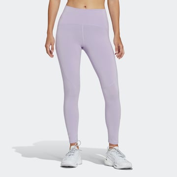 ADIDAS BY STELLA MCCARTNEY Skinny Παντελόνι φόρμας σε λιλά: μπροστά