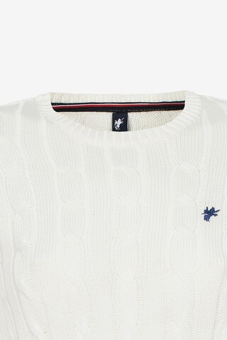 DENIM CULTURE Sweater 'LUDOVICA' in White