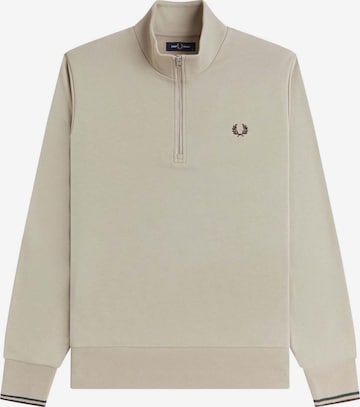 Fred Perry Sweatshirt in Beige: voorkant