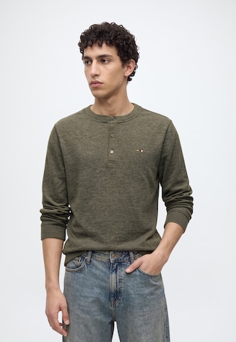 INDICODE JEANS Kampsun 'Dorburn Grandad', värv roheline