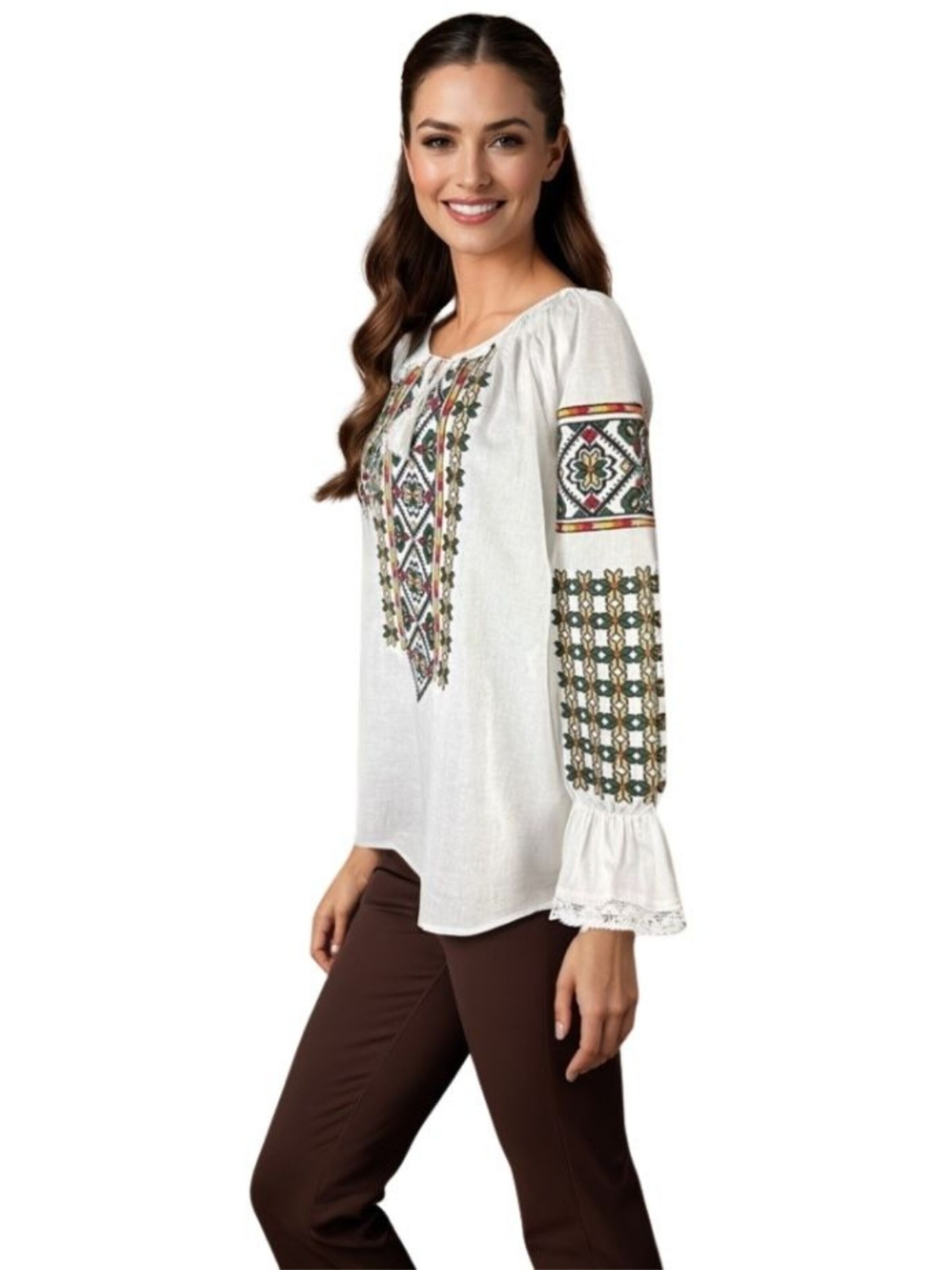 Rody’s forever Klederdracht blouse in Wit