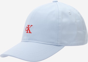 Pălărie de la Calvin Klein pe albastru: față
