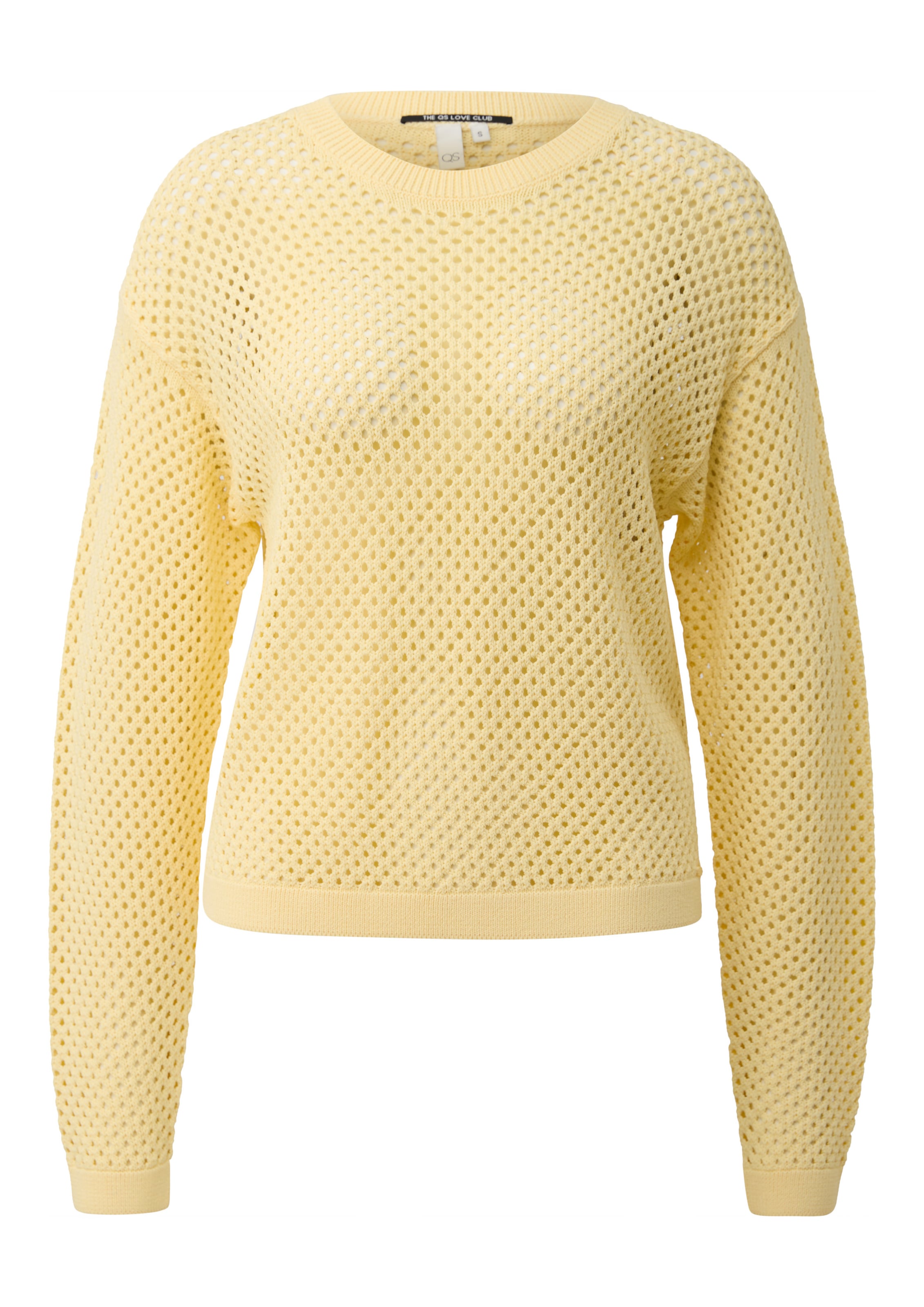 QS Sweater in Yellow: front