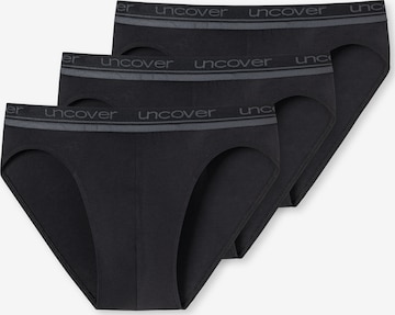 uncover by SCHIESSER Panty 'Rio' in Black: front