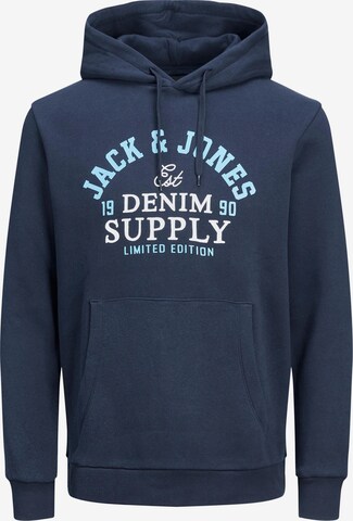 JACK & JONES Mikina – modrá: přední strana