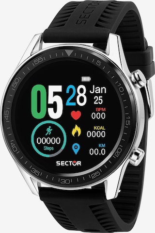 SECTOR Digital Watch in Black: front