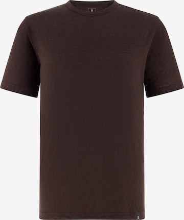 T-Shirt Boggi Milano en marron : devant