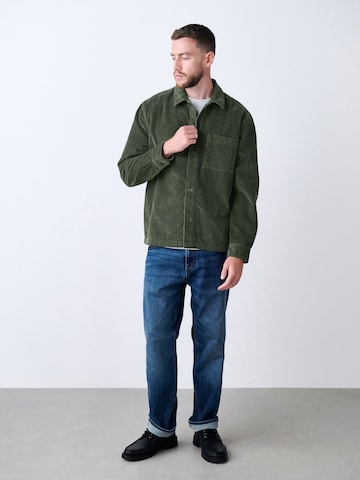 Next Regular fit Button Up Shirt in Green