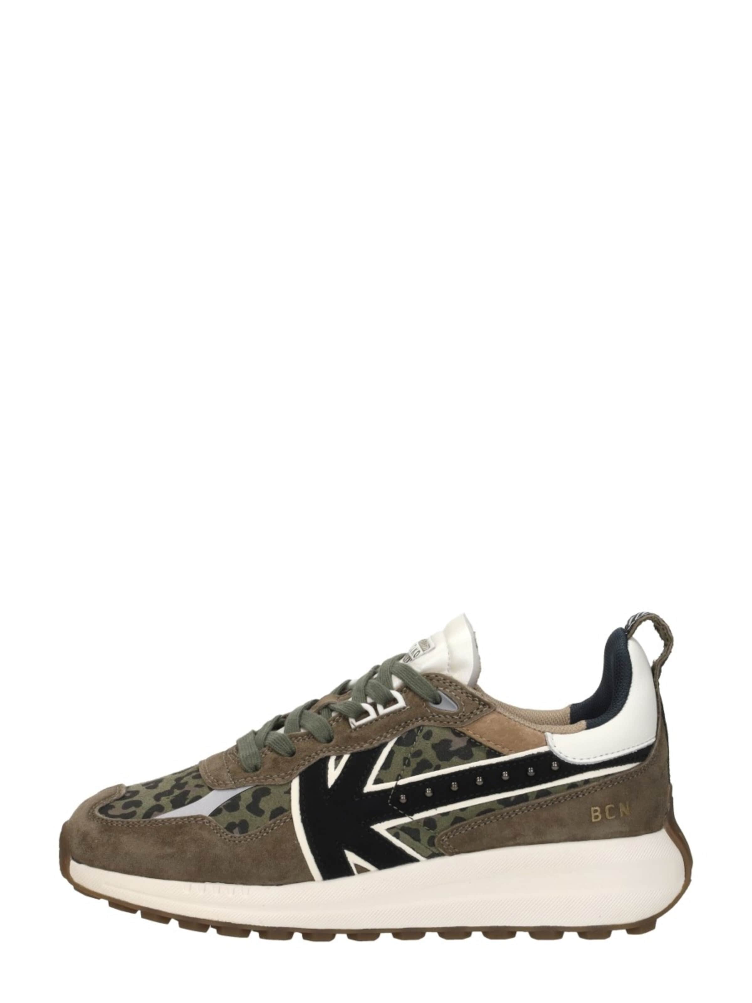 Kaotiko Sneakers laag 'Detroit Glam' in Groen: voorkant