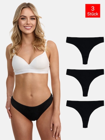 Tazzio String 'F933' in Schwarz: Vorderseite