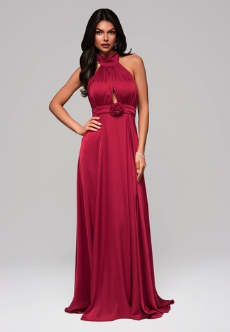 Ombre Evening dress 'Luciana' in Red: front