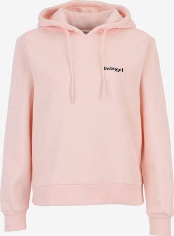 Miss Tee Sweatshirt 'Babygal' in Pink: front
