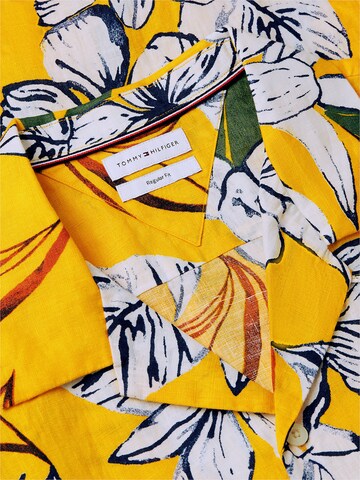 TOMMY HILFIGER Regular Fit Hemd in Orange