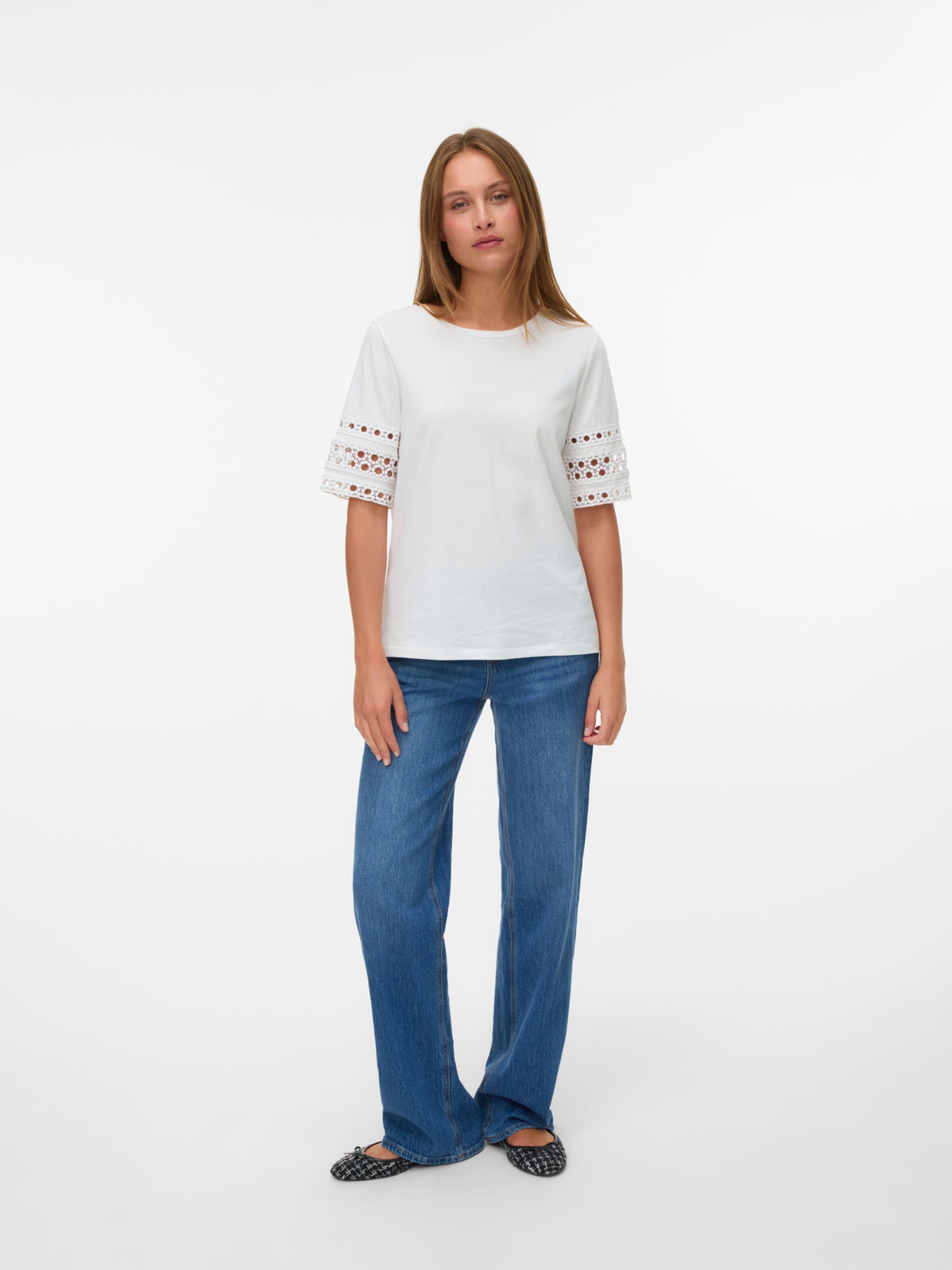 VERO MODA - Camiseta '10340787' en blanco