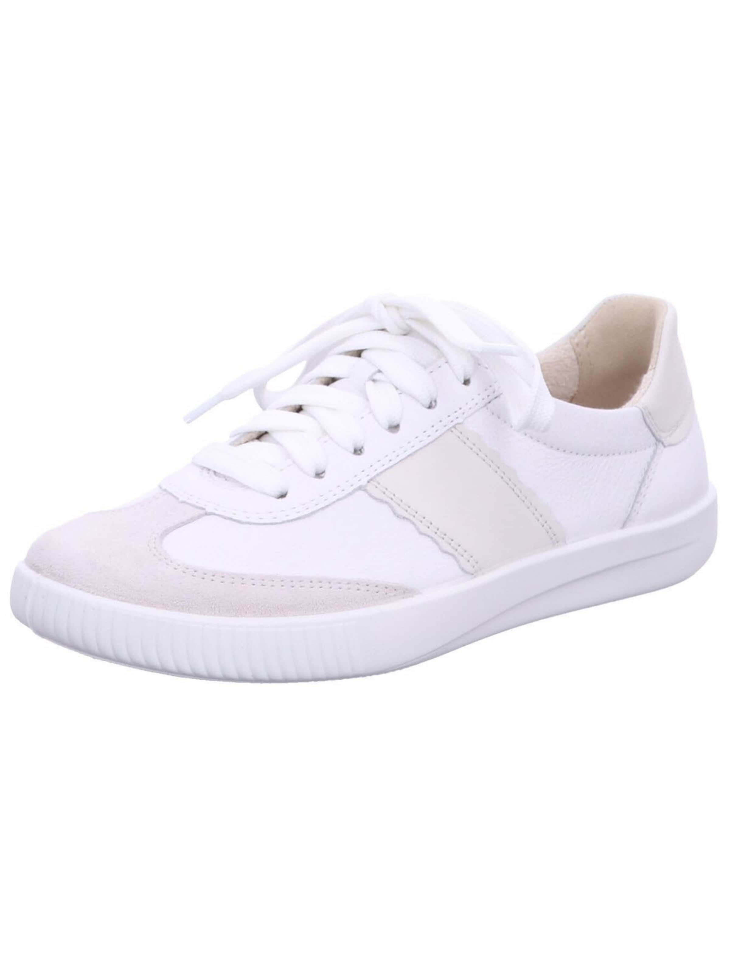 Legero - Zapatillas deportivas altas 'Sneaker Low Damen 2-000369-1100 (G) Echtleder in weiß' en blanco: frente