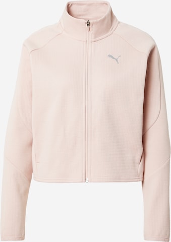 PUMA Trainingsjack in Roze: voorkant