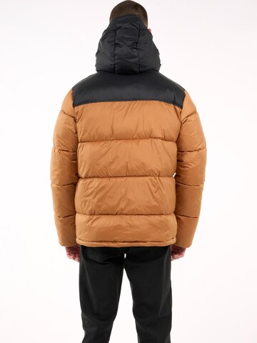 KnowledgeCotton Apparel Jacke 'REPREVE ™  THERMO ACTIVE ™' in Braun