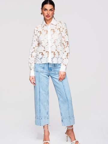 Camicia da donna di Ombre in bianco