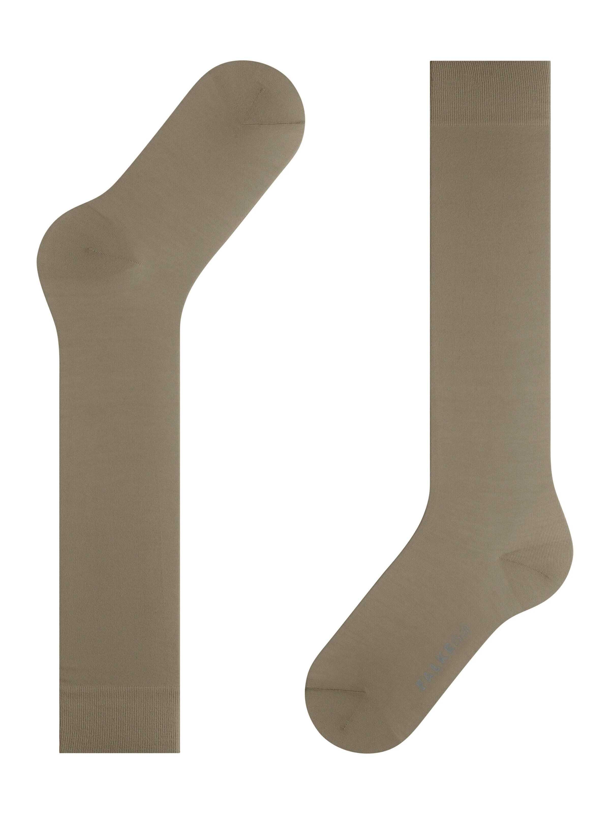 FALKE Knee High Socks 'Cotton Touch' in Beige