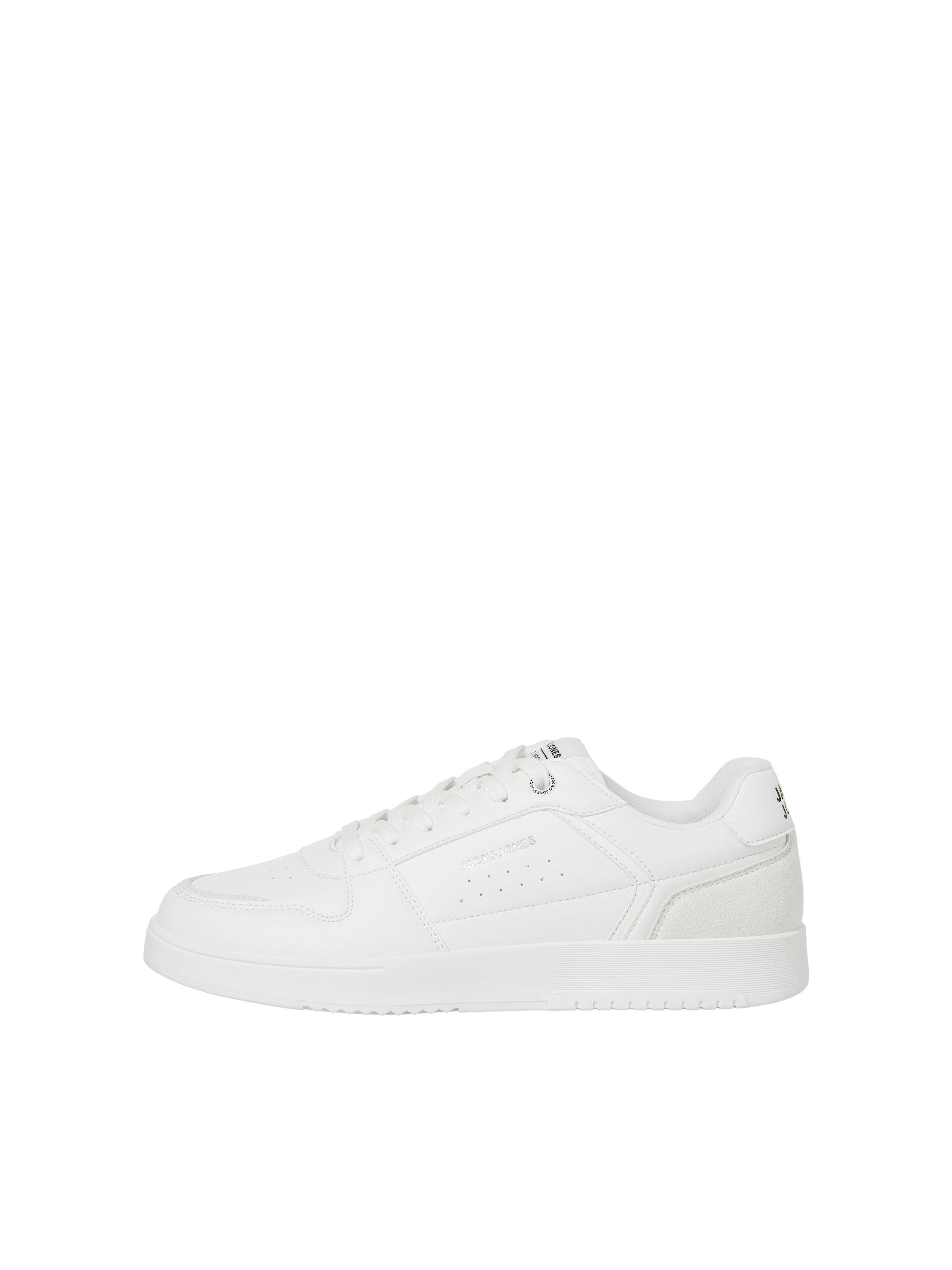 Baskets basses 'JFWealing' JACK & JONES en blanc : devant