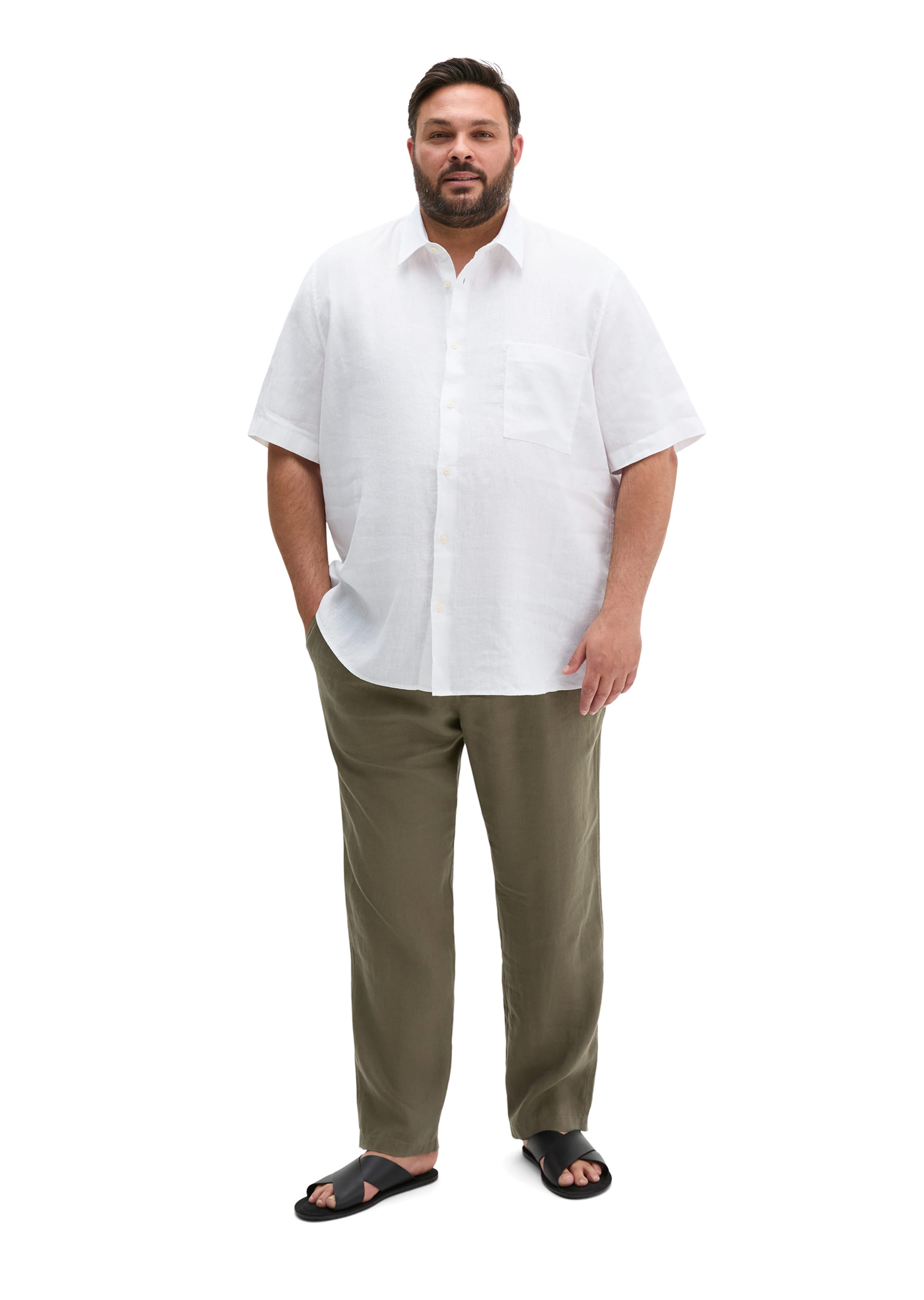 Marc O'Polo Regular Fit Hemd in Weiß