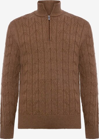 Boggi Milano Sweater in Brown: front