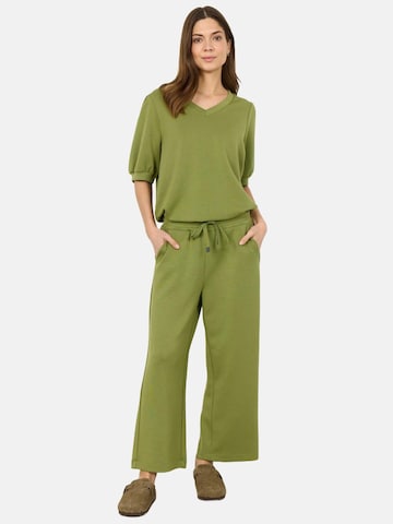 Wide leg Pantaloni 'BANU' di Soyaconcept in verde