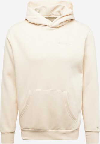 Champion Authentic Athletic Apparel Sweatshirt in Beige: front