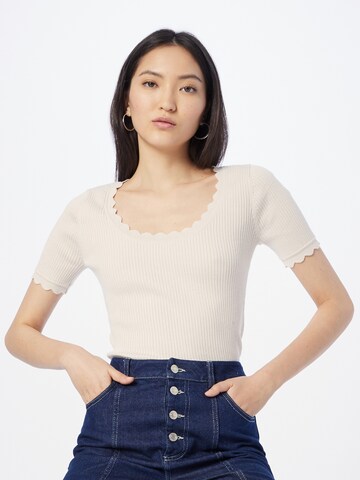 ABOUT YOU Sweater 'Celia' in Beige: front