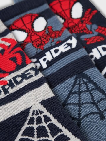 mėlyna NAME IT Kojinės 'NMMMANNING SPIDER'