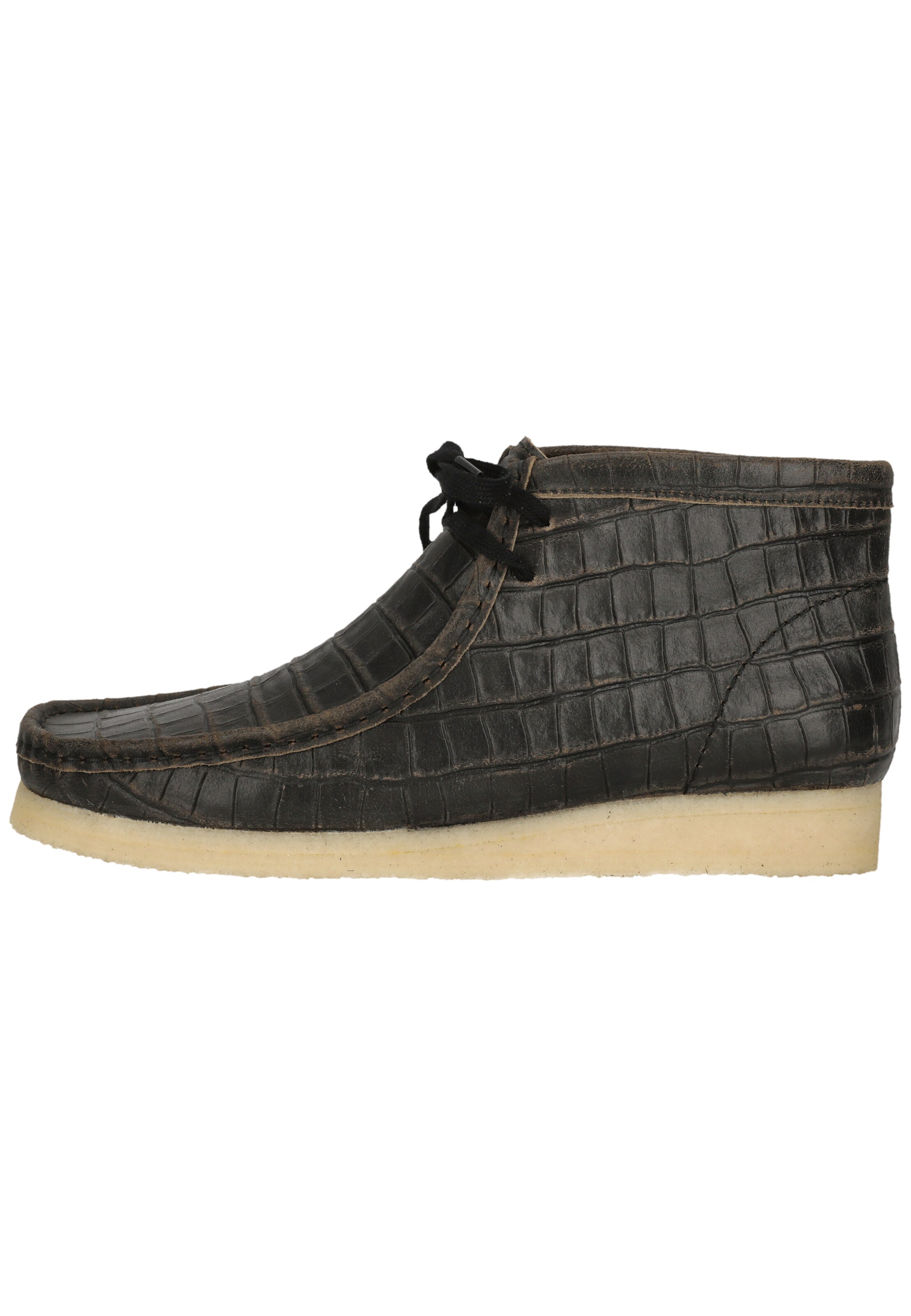 CLARKS Lace-up shoe 'Wallabee Boot' in Brown