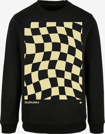F4NT4STIC Sweatshirt in Zwart: voorkant