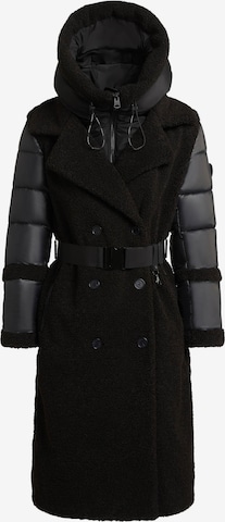 Cappotto invernale 'Kalmia' di khujo in nero: frontale