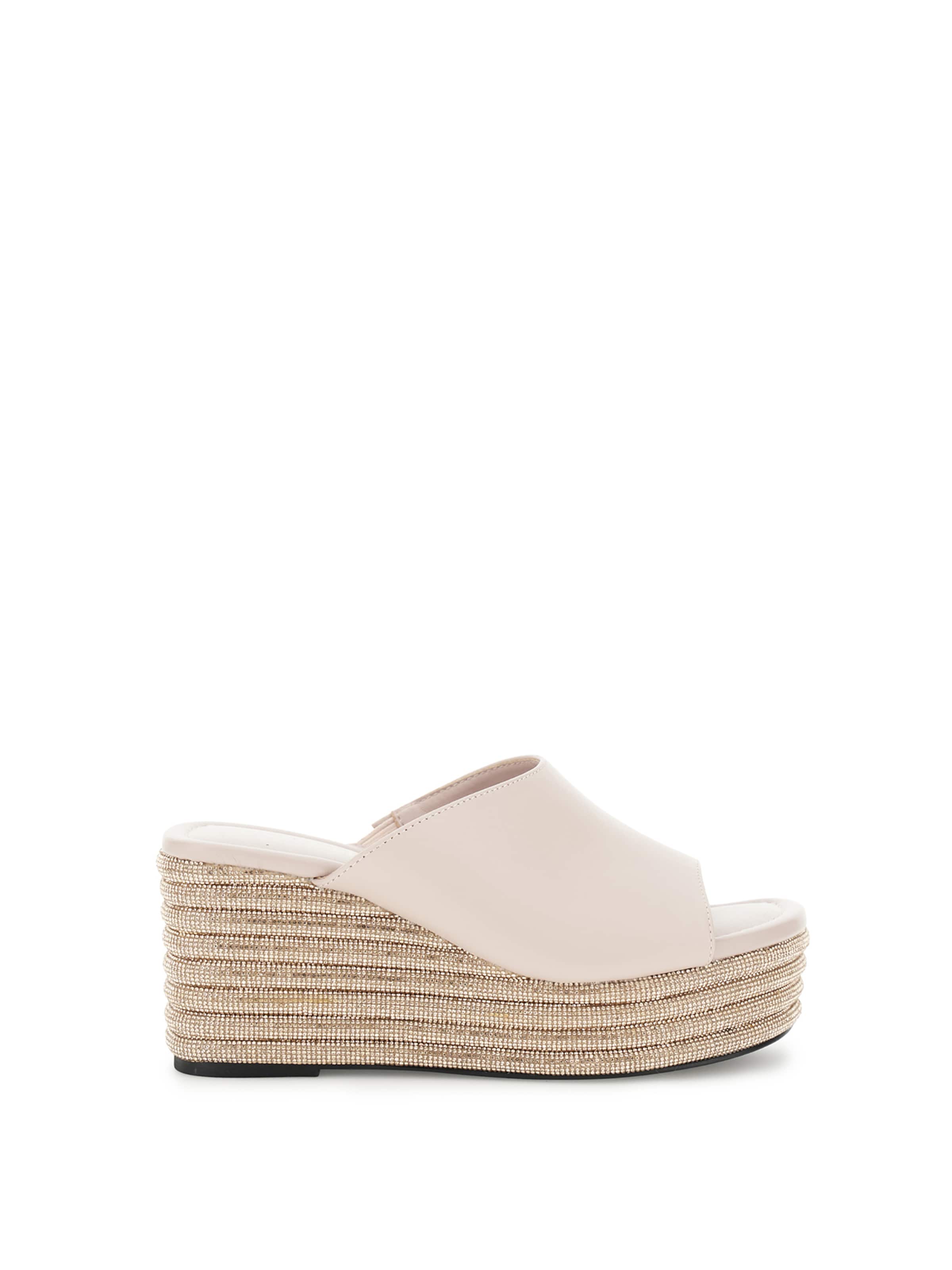 Sandales CAFè NOIR en beige : devant