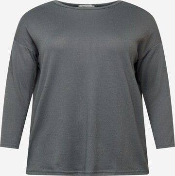 ONLY Curve Shirt 'ELCOS' in Groen: voorkant