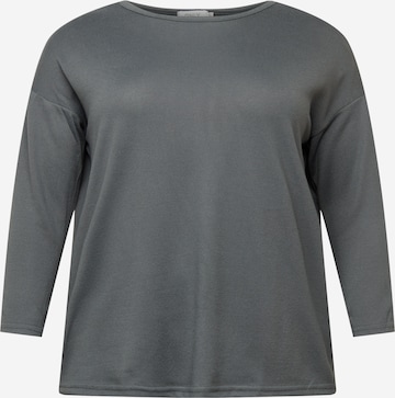 ONLY Curve Shirt 'ELCOS' in Green: front