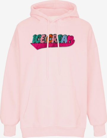 Sweat-shirt MYMO en rose : devant